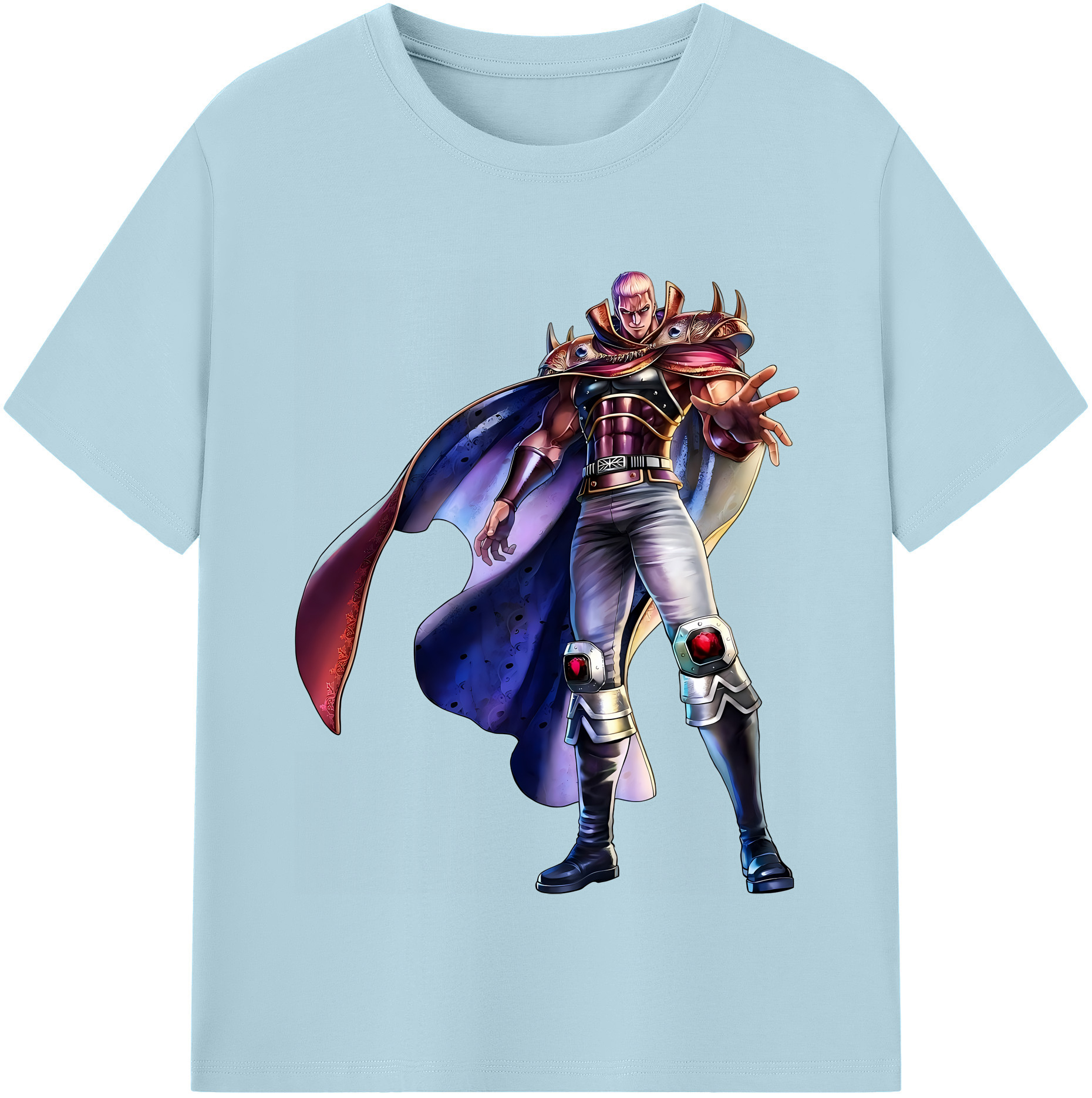 （画像用） 北斗の拳 Fist of the North Star 綿100％半袖Tシャツ（フロントプリント）